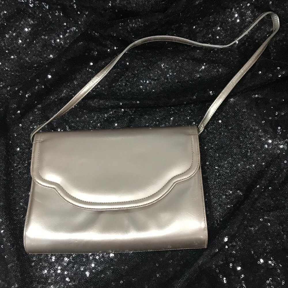 VINTAGE LIGHT PINKISH SILVER BAG (PREOWNED)